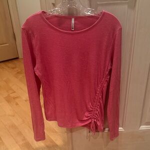Elegant Pink Long Sleeve Top